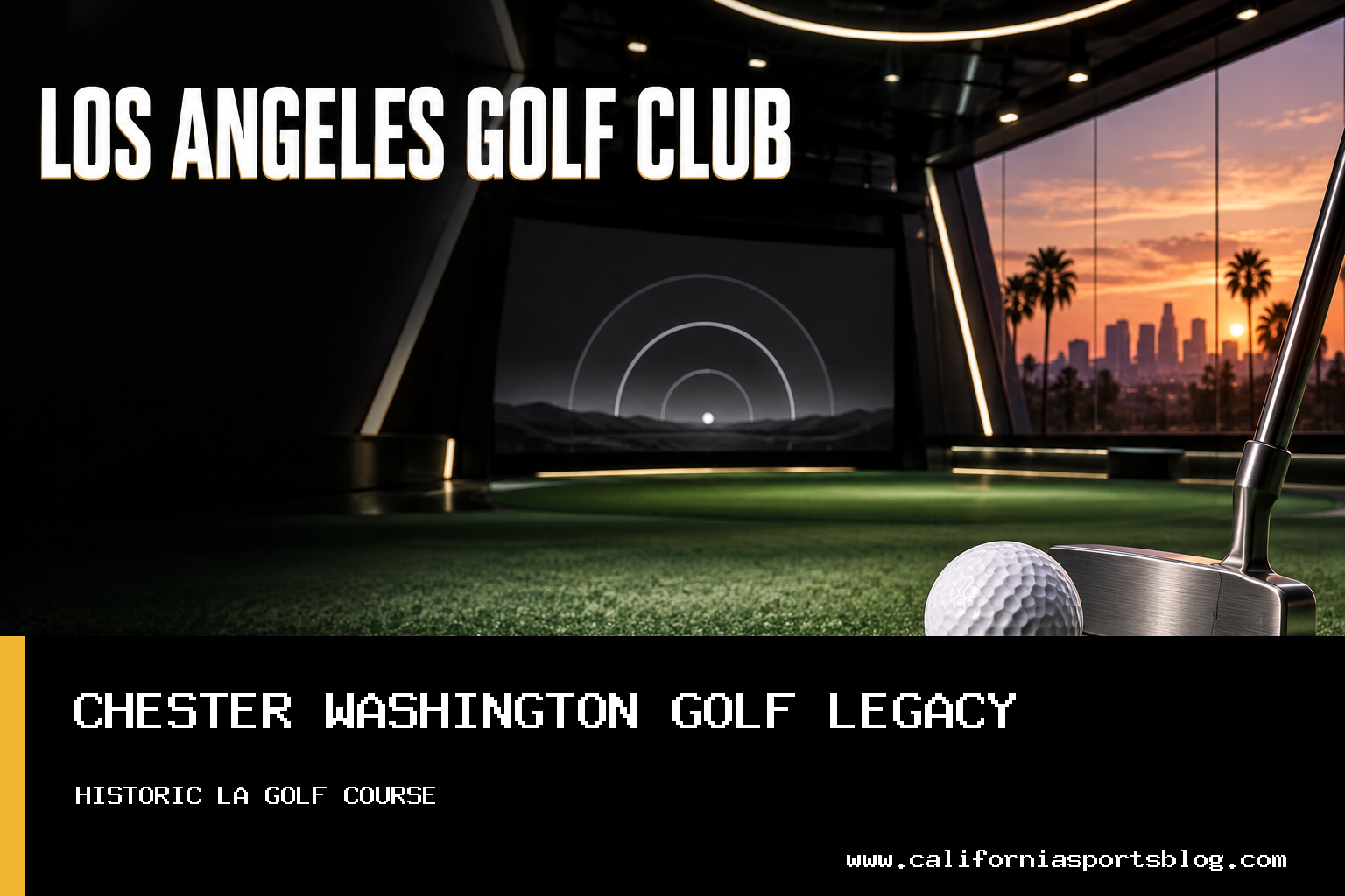 Chester Washington Golf Course: Los Angeles' First Integrated Golf Course and Historic Tournament Venue featured image