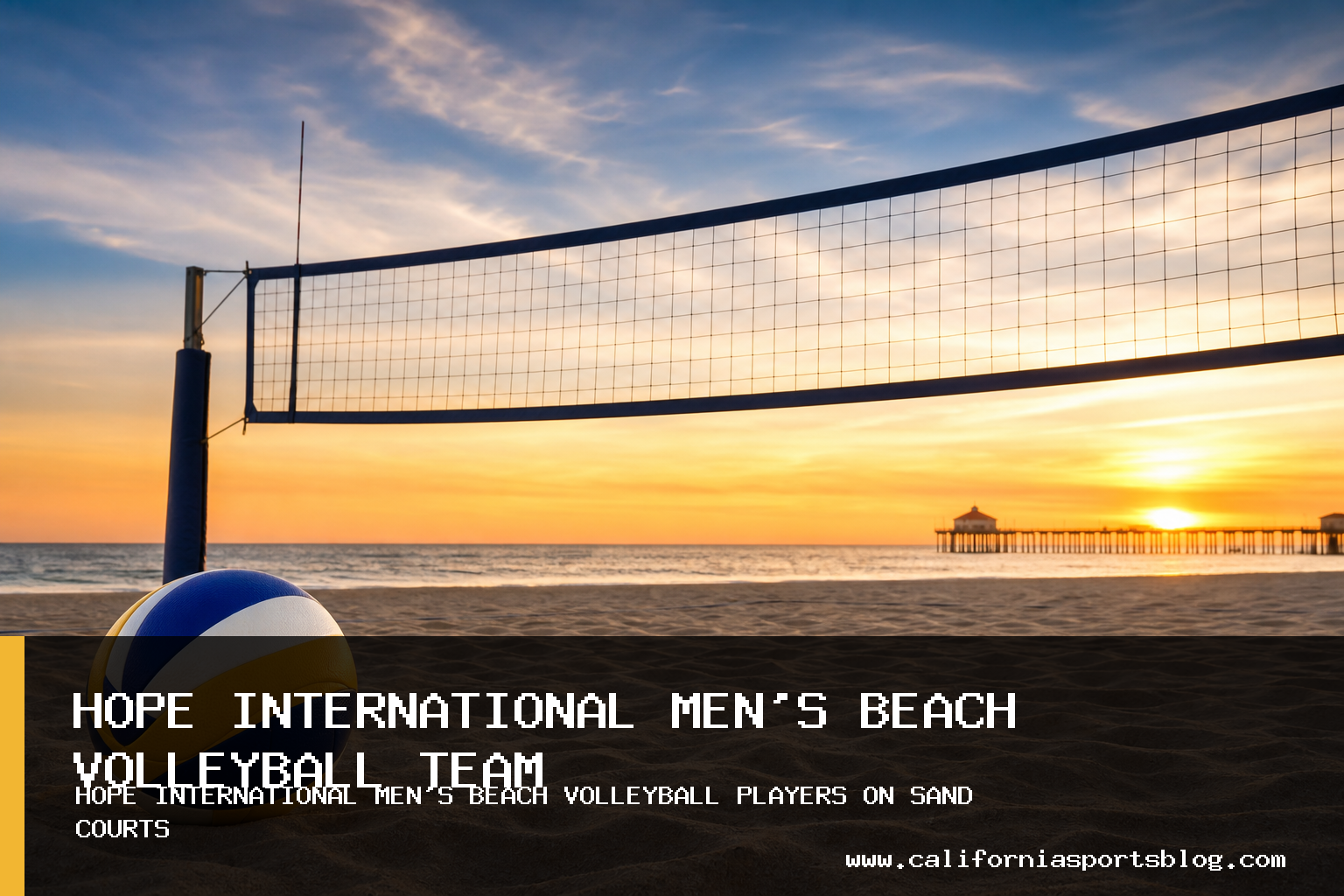 Hope International University Launches Inaugural Men's Beach Volleyball Season with Home Matches in Huntington Beach featured image
