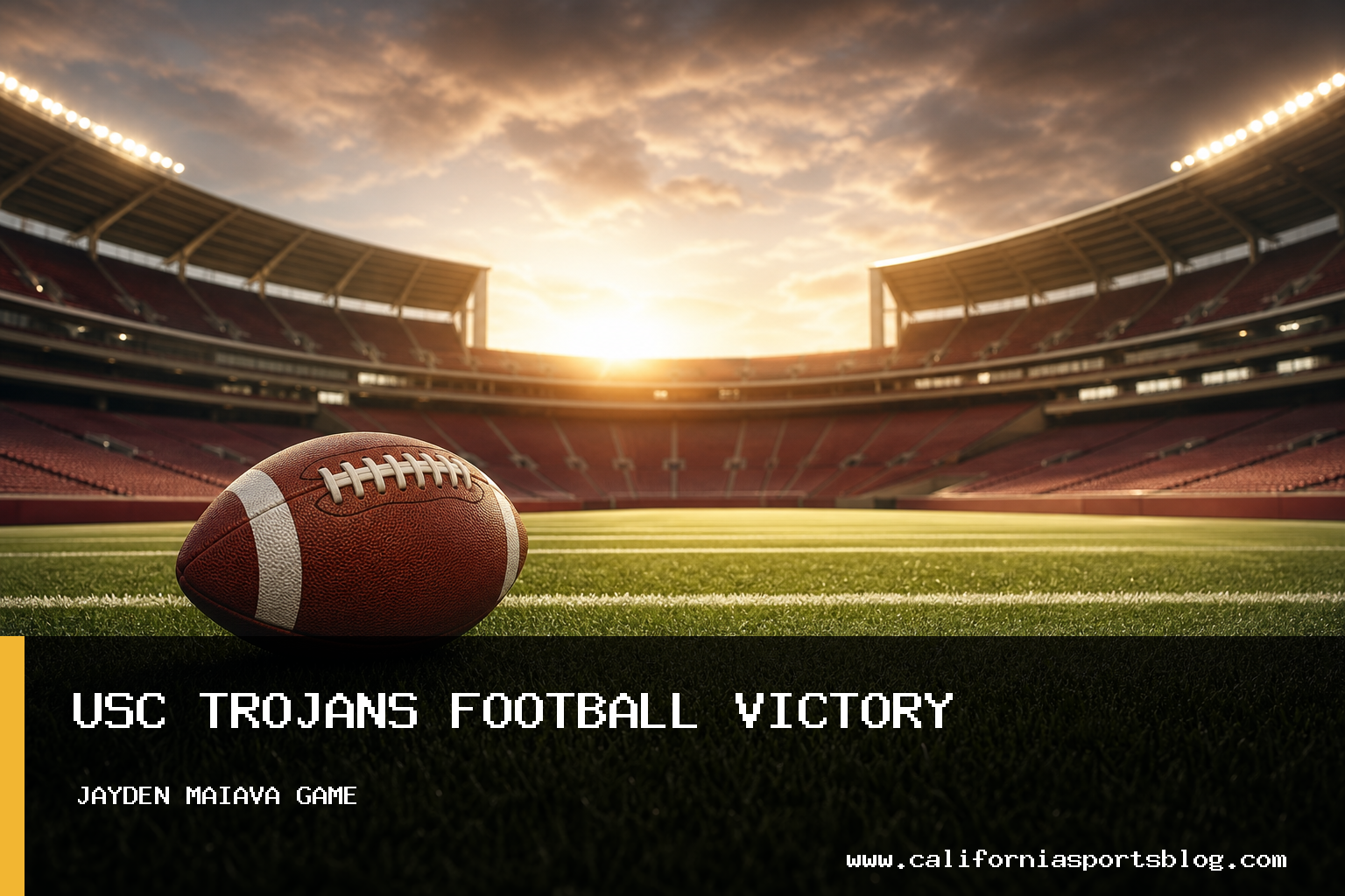 Jayden Maiava's Five Touchdowns Lift University of Southern California Trojans Football Over Louisiana Ragin' Cajuns 49-30 featured image