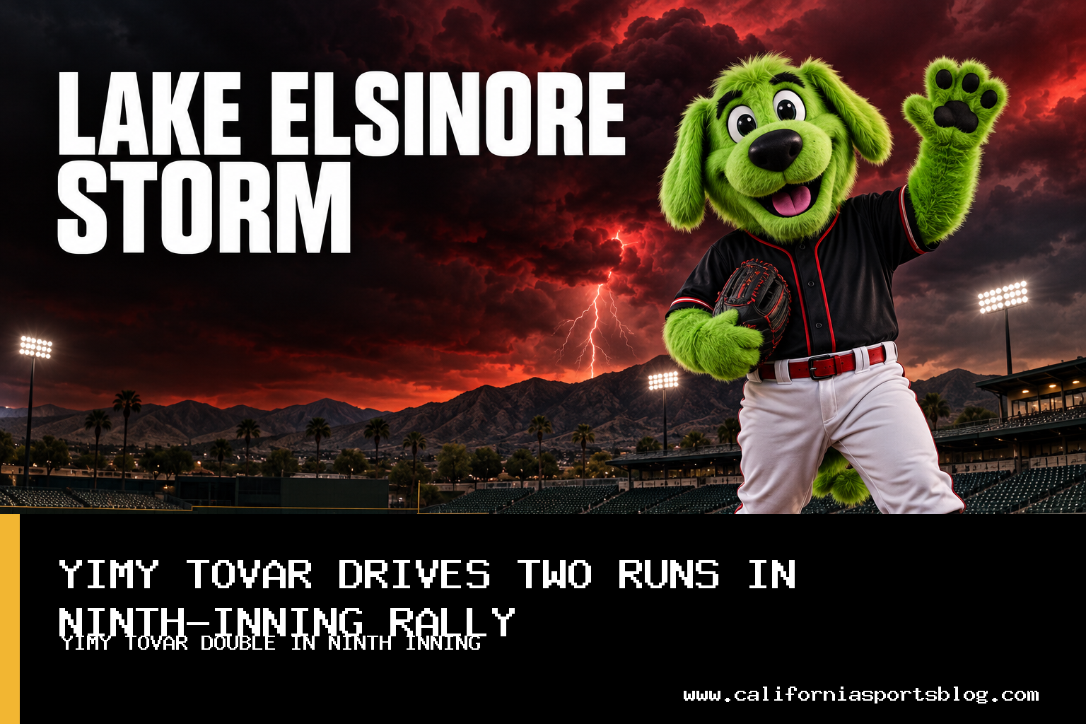 Lake Elsinore Storm Fall 3-2 to Ontario Tower Buzzers After Ninth-Inning Push featured image