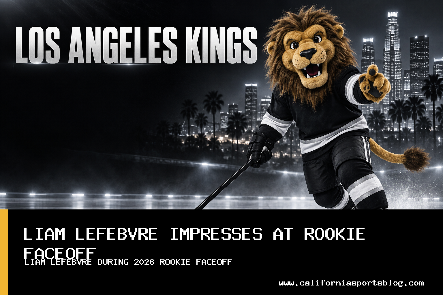 Los Angeles Kings Rookies Bounce Back After Tough Start at 2026 Rookie Faceoff with Lefebvre Leading Charge featured image