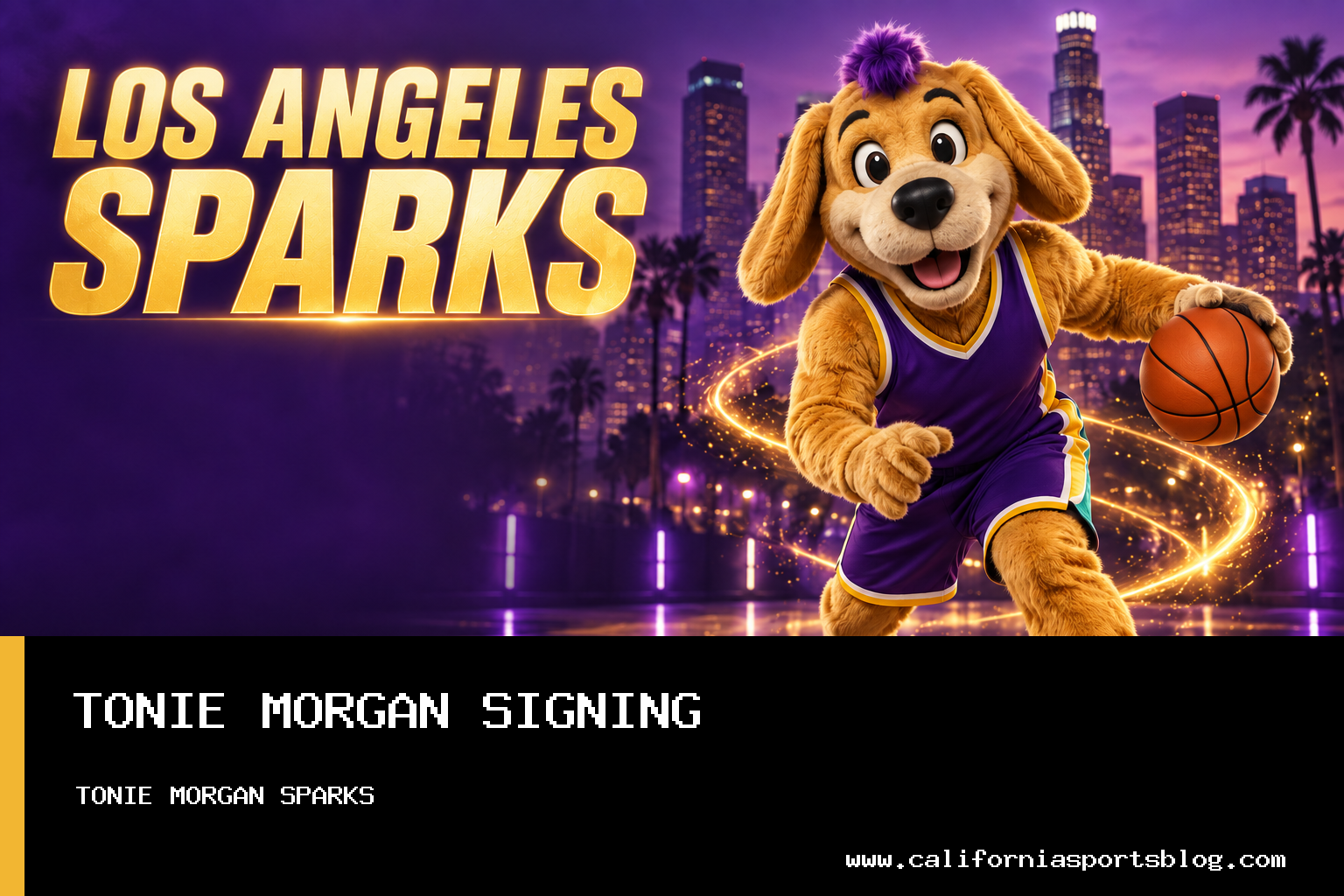 Los Angeles Sparks Sign Guard Tonie Morgan to Player Development Contract featured image