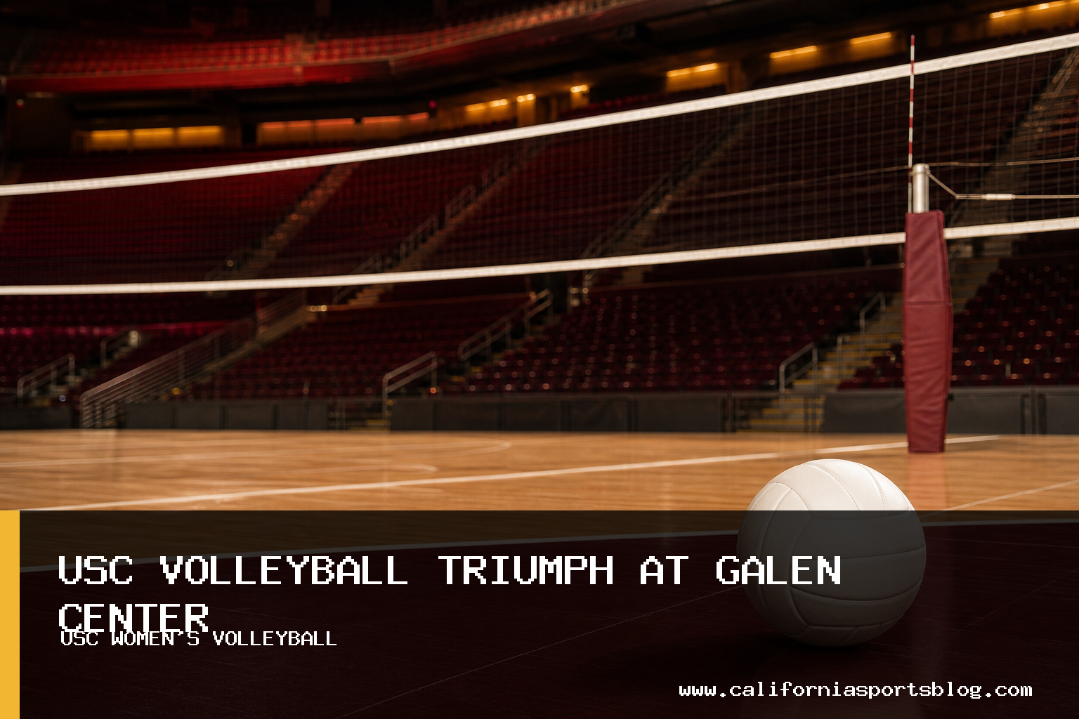 No. 16 University of Southern California Women's Volleyball Tops Arizona Wildcats 3-1 at Galen Center featured image