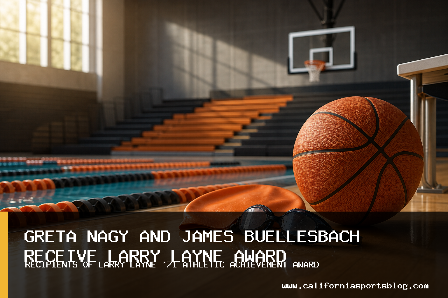 Occidental College Awards Greta Nagy and James Buellesbach First Larry Layne '71 Athletic Achievement Honors featured image