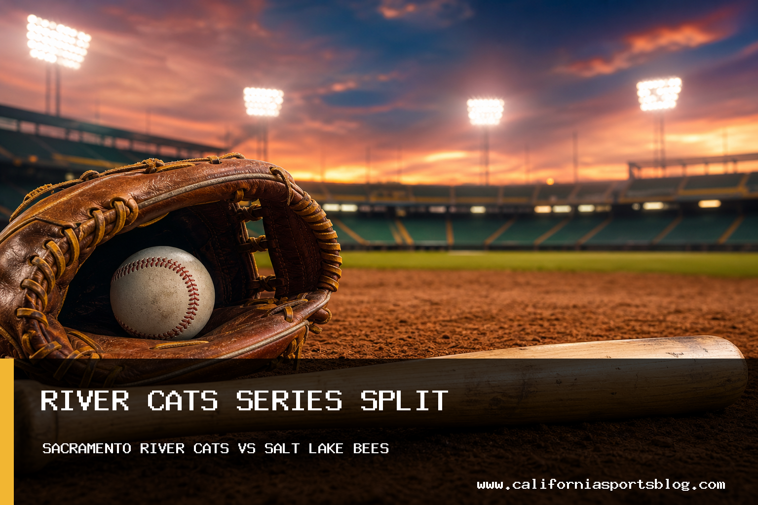 Sacramento River Cats Split Six-Game Series 3-3 with Salt Lake Bees, Extend Streak of Series Splits featured image