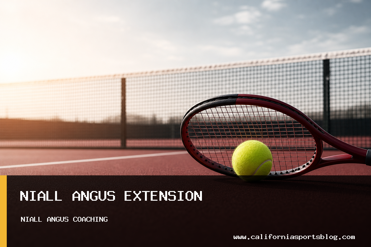 Santa Clara University Extends Niall Angus as Head Coach of Men's Tennis Through 2030 featured image