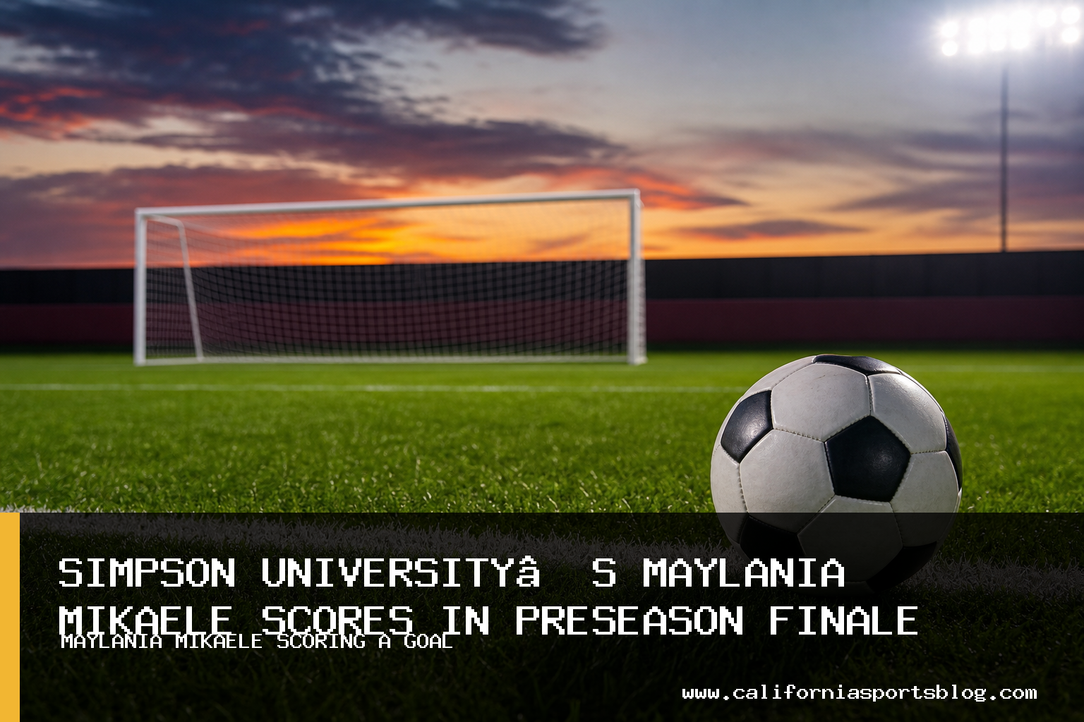 Simpson University Women's Soccer Closes Preseason With 1-1 Tie Against Evergreen State College featured image