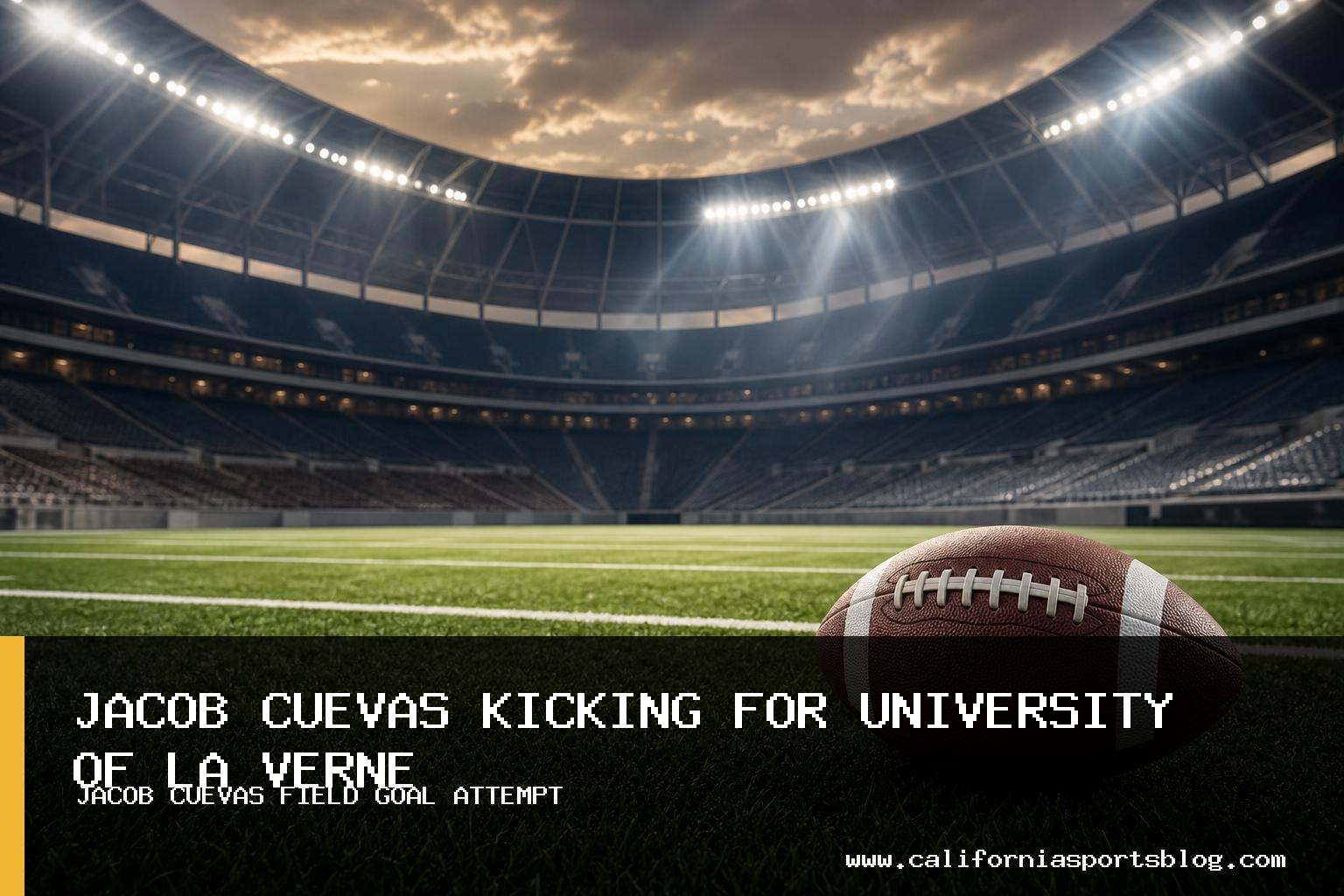 University of La Verne's Jacob Cuevas Named SCIAC Football Special Teams Athlete of the Week featured image