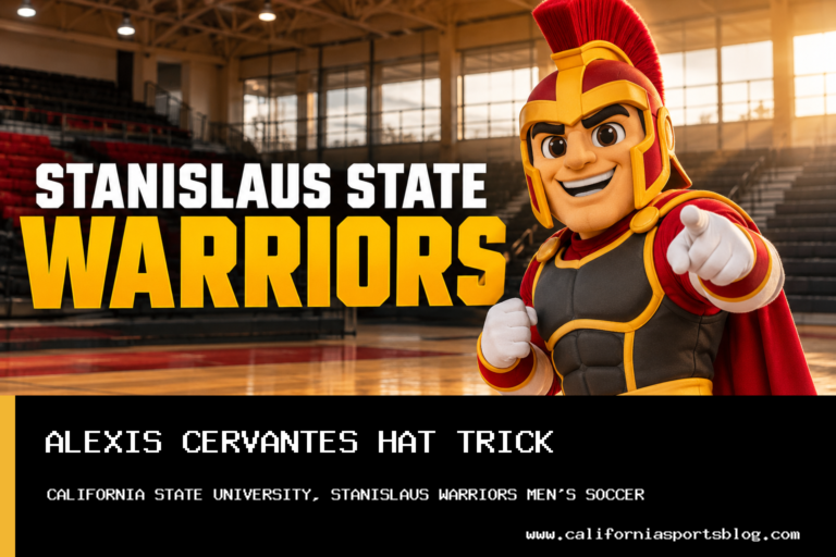 Alexis Cervantes' Hat Trick Propels California State University, Stanislaus Men's Soccer to 4-3 Comeback Victory Over Cal Poly Humboldt featured image