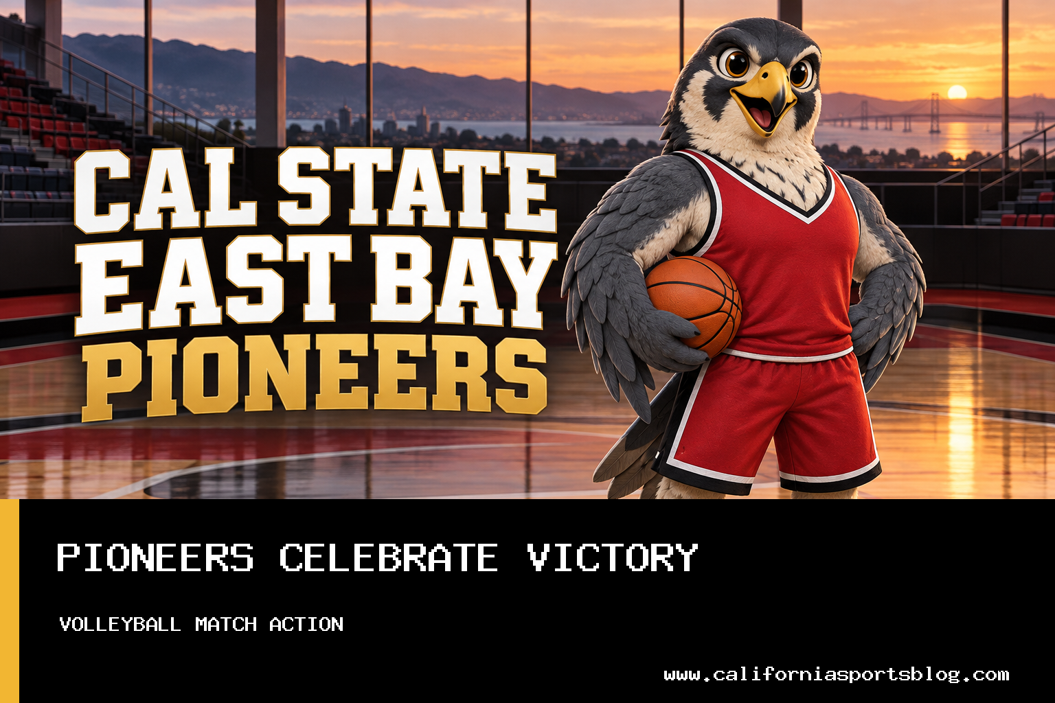 Cal State East Bay Pioneers Women's Volleyball Defeat Chico State Wildcats 3-1 in CCAA Match featured image