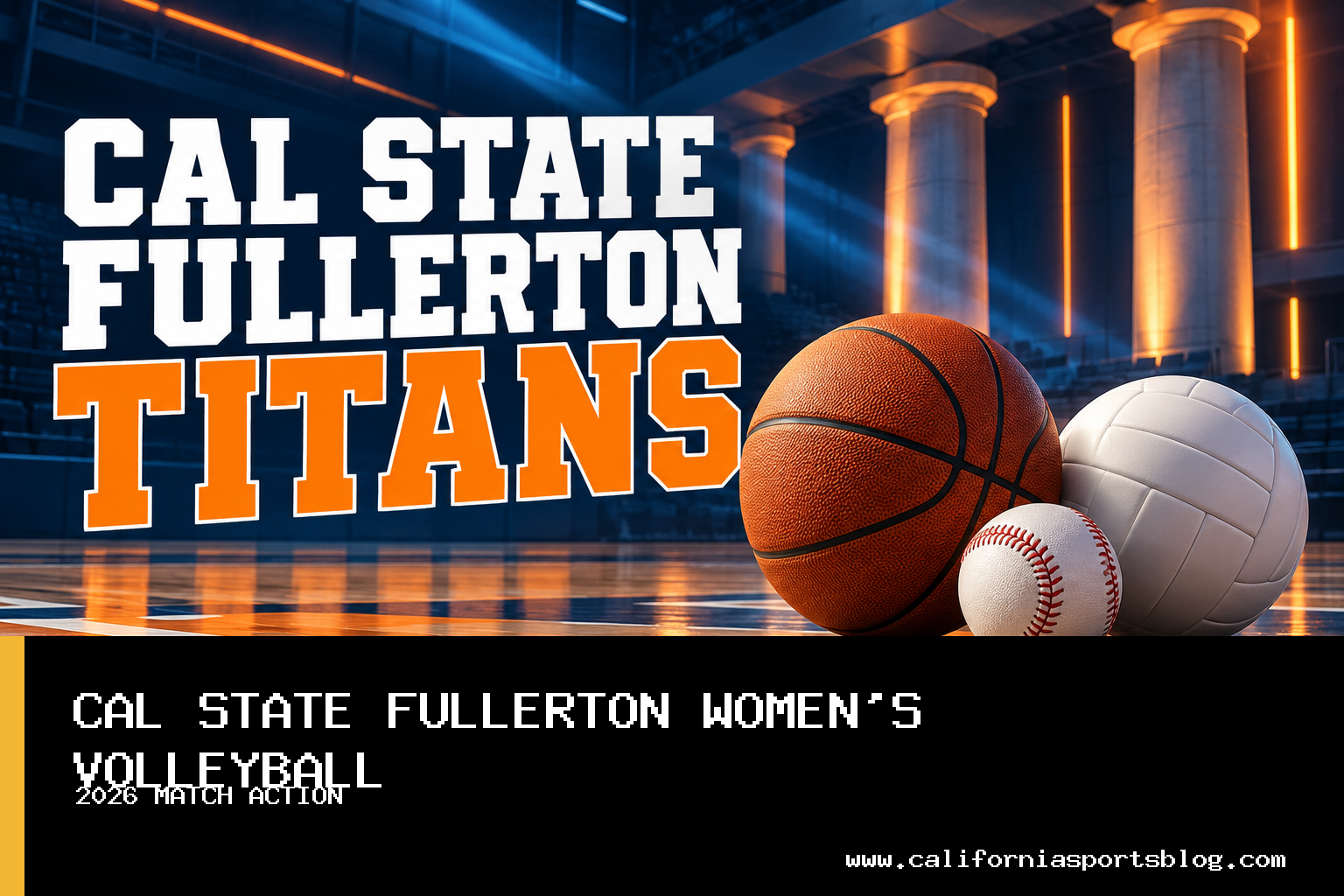 Cal State Fullerton Women's Volleyball Drops Straight-Set Match to Cal State Bakersfield in Big West Play featured image