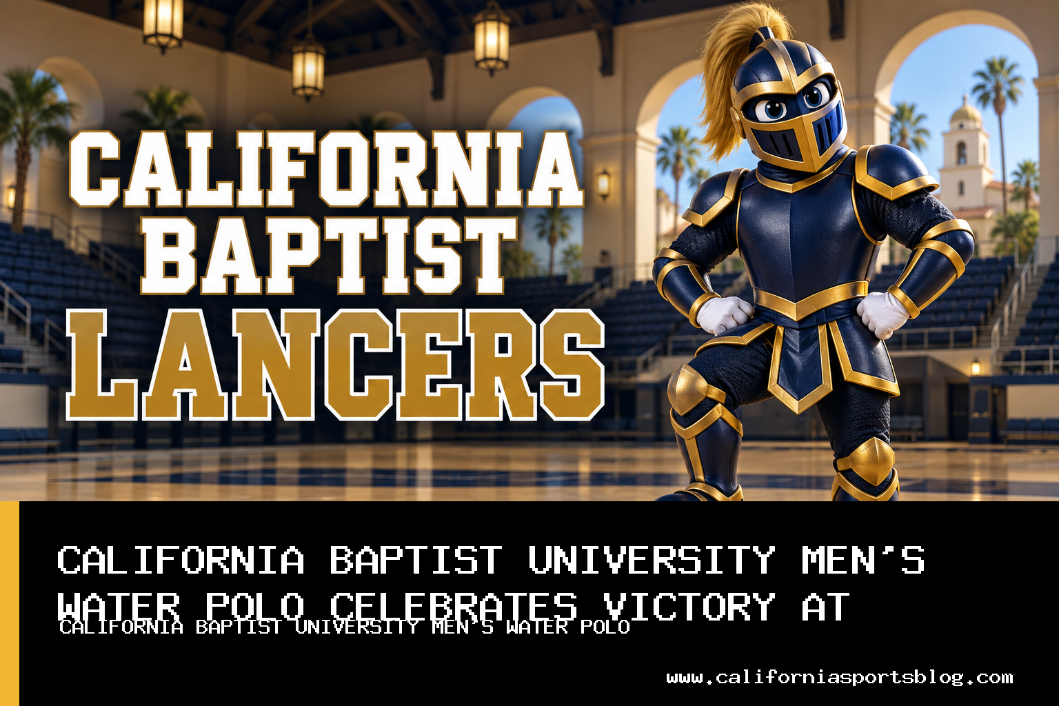 California Baptist University Men's Water Polo Wins Both Matches on Opening Day of Gary Troyer Tournament featured image