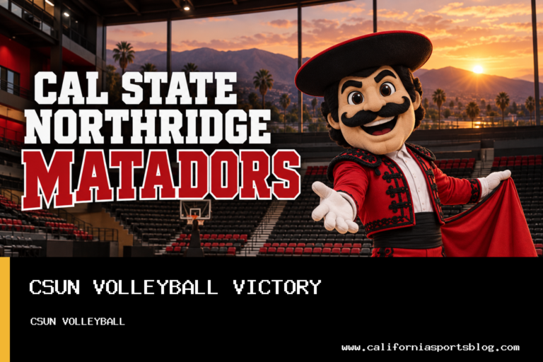 California State University Northridge Women's Volleyball Rallies Past Cal State Bakersfield 3-1 in Big West Match featured image