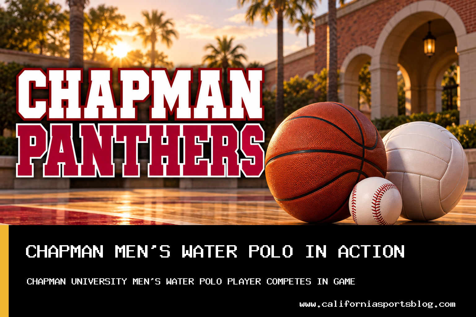 Chapman University Men's Water Polo Falls 10-7 to University of Redlands Bulldogs in SCIAC Match featured image
