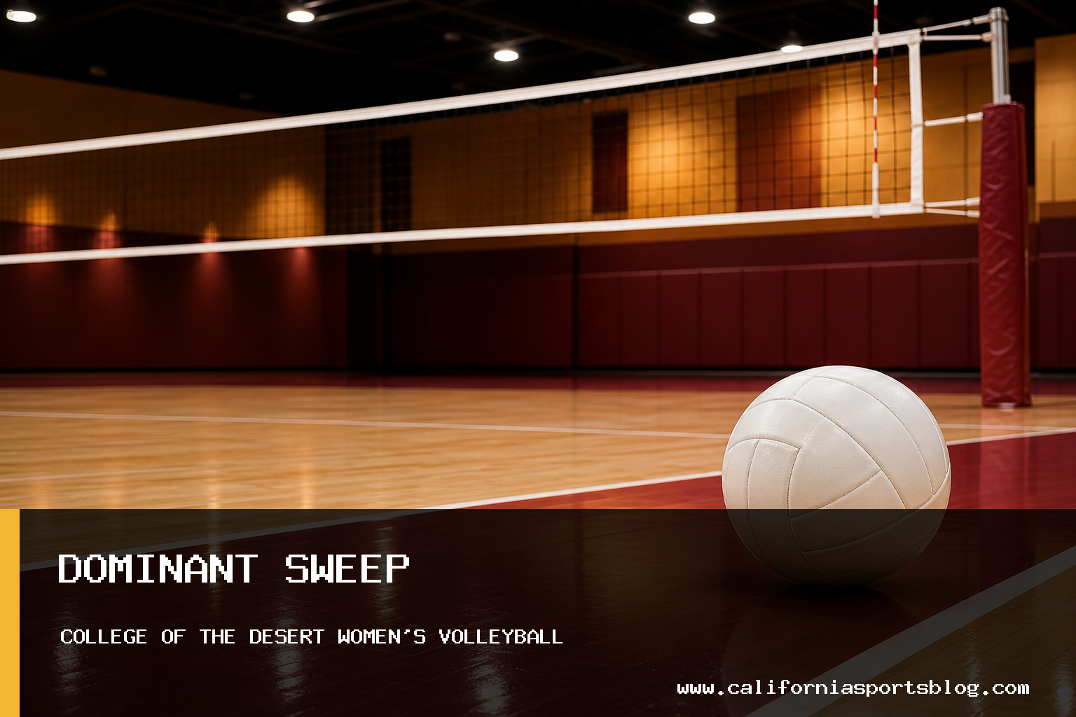 College of the Desert Women's Volleyball Sweeps Victor Valley for Sixth Straight Victory featured image