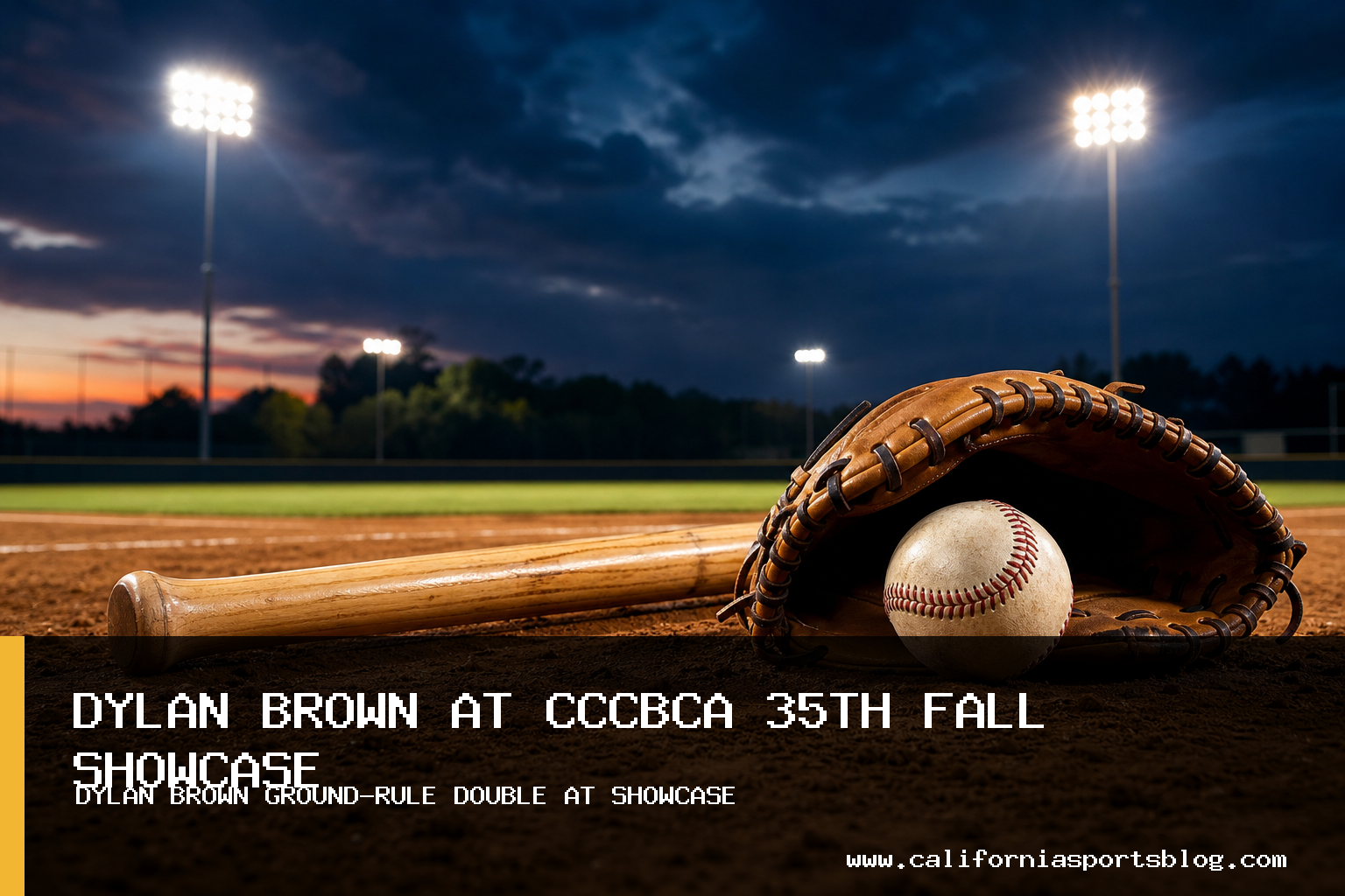 Dylan Brown Showcases Talent at CCCBCA 35th Fall Showcase for Napa Valley College Baseball featured image