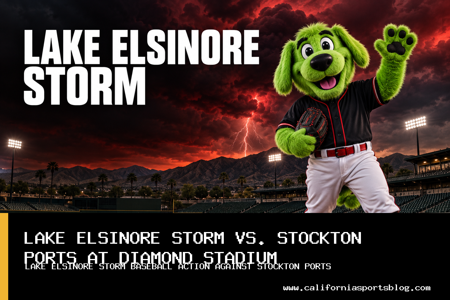 Lake Elsinore Storm Lose 11-6 to Stockton Ports in California League Clash at Diamond Stadium featured image