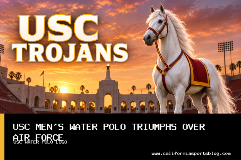 No. 3 University of Southern California Men's Water Polo Cruises to 21-8 Victory Over Air Force featured image