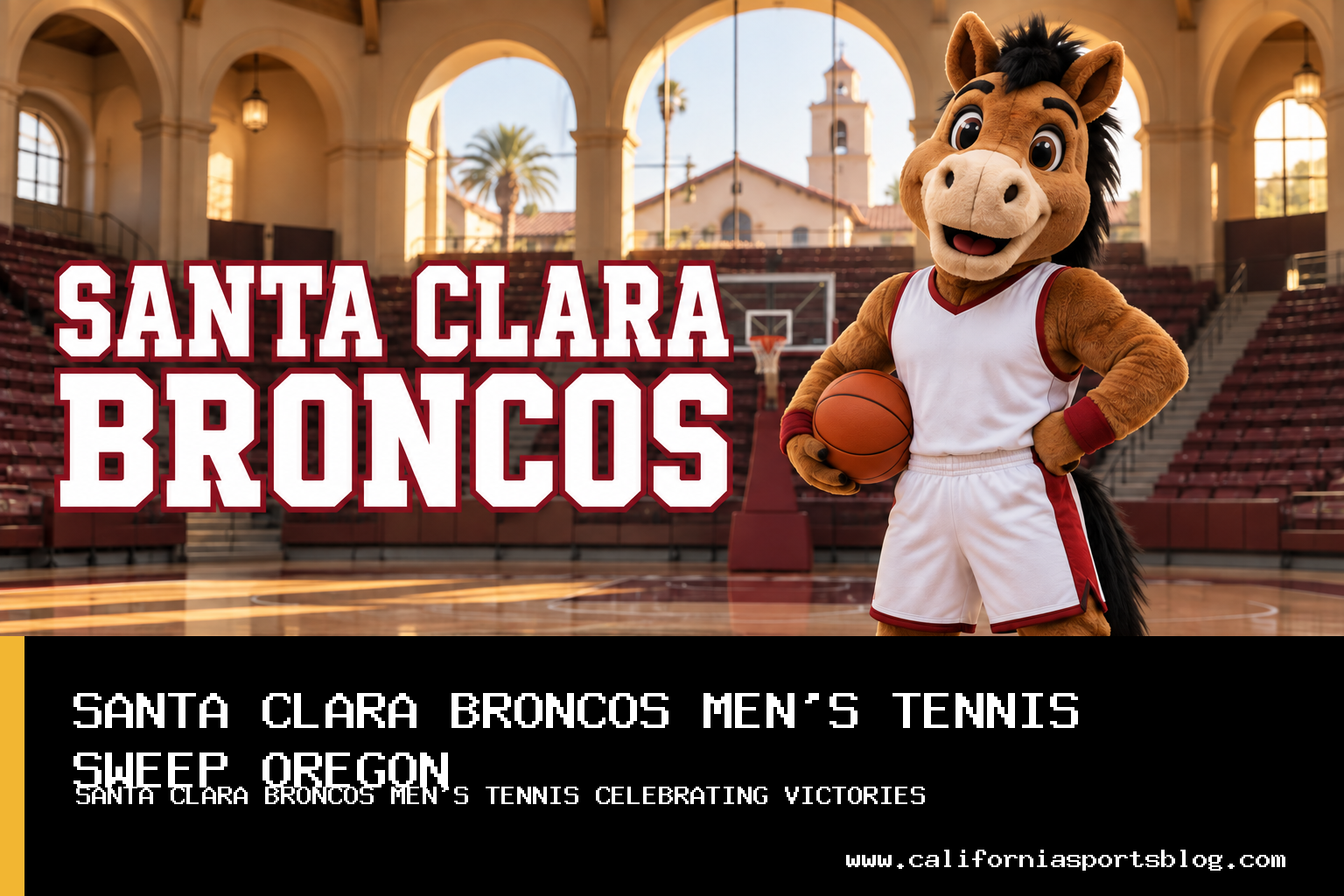 Santa Clara Broncos Men's Tennis Wins All Matches Against Oregon at San Diego Veterans Tennis Classic featured image