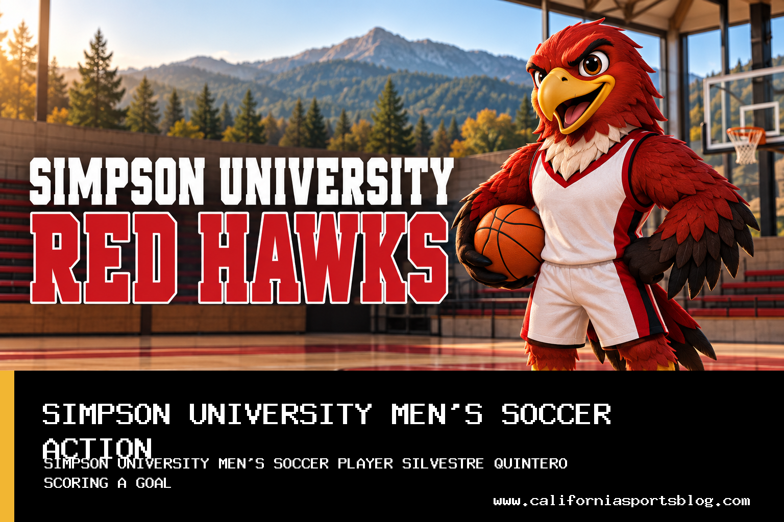 Simpson University Red Hawks Men's Soccer Falls 2-1 to Westcliff Warriors in California Pacific Conference Home Opener featured image