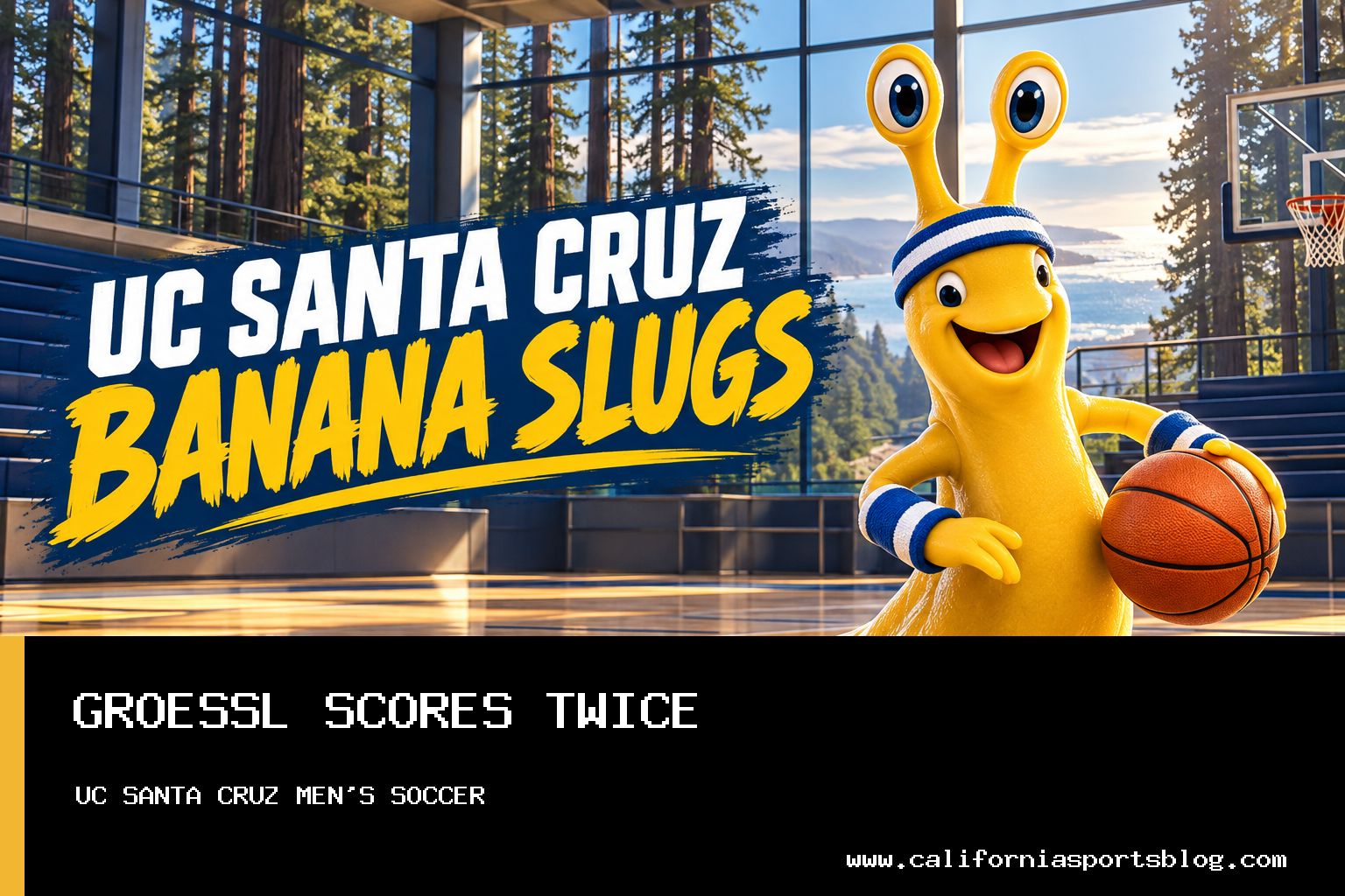Soren Groessl Scores Twice as UC Santa Cruz Men's Soccer Team Falls 3-2 to Westmont College featured image
