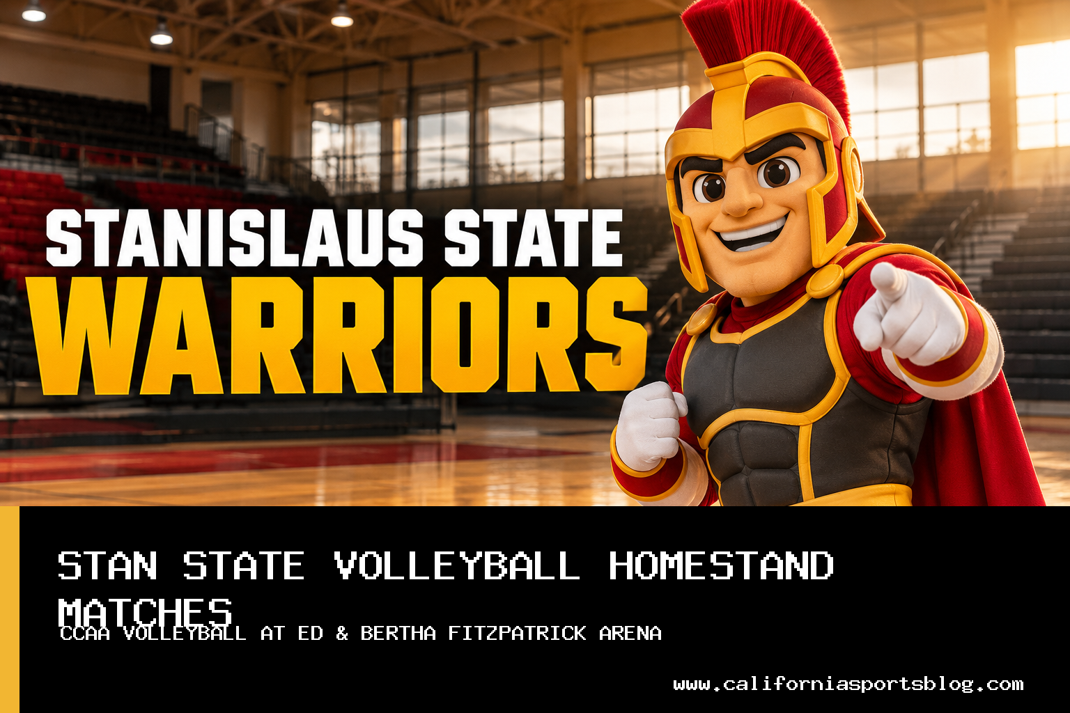 Stan State Warriors Women’s Volleyball Start Crucial Homestand Against No. 4 Fresno Pacific and UC Merced featured image