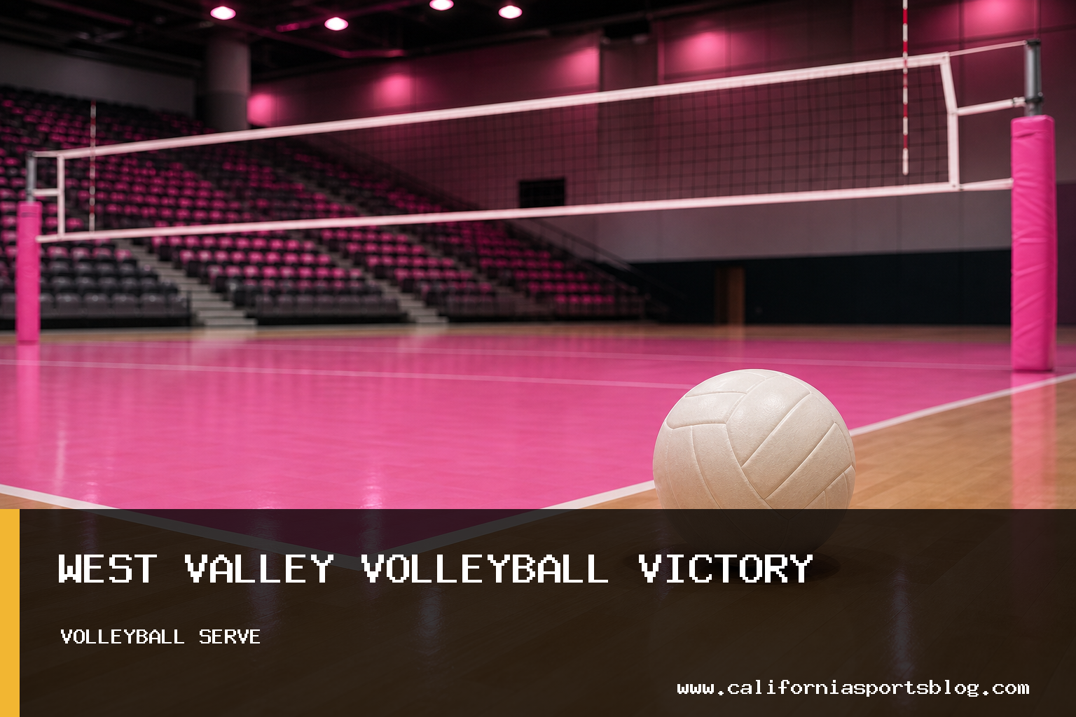 West Valley College Women's Volleyball Sweeps Folsom Lake College in Pink Out Game featured image